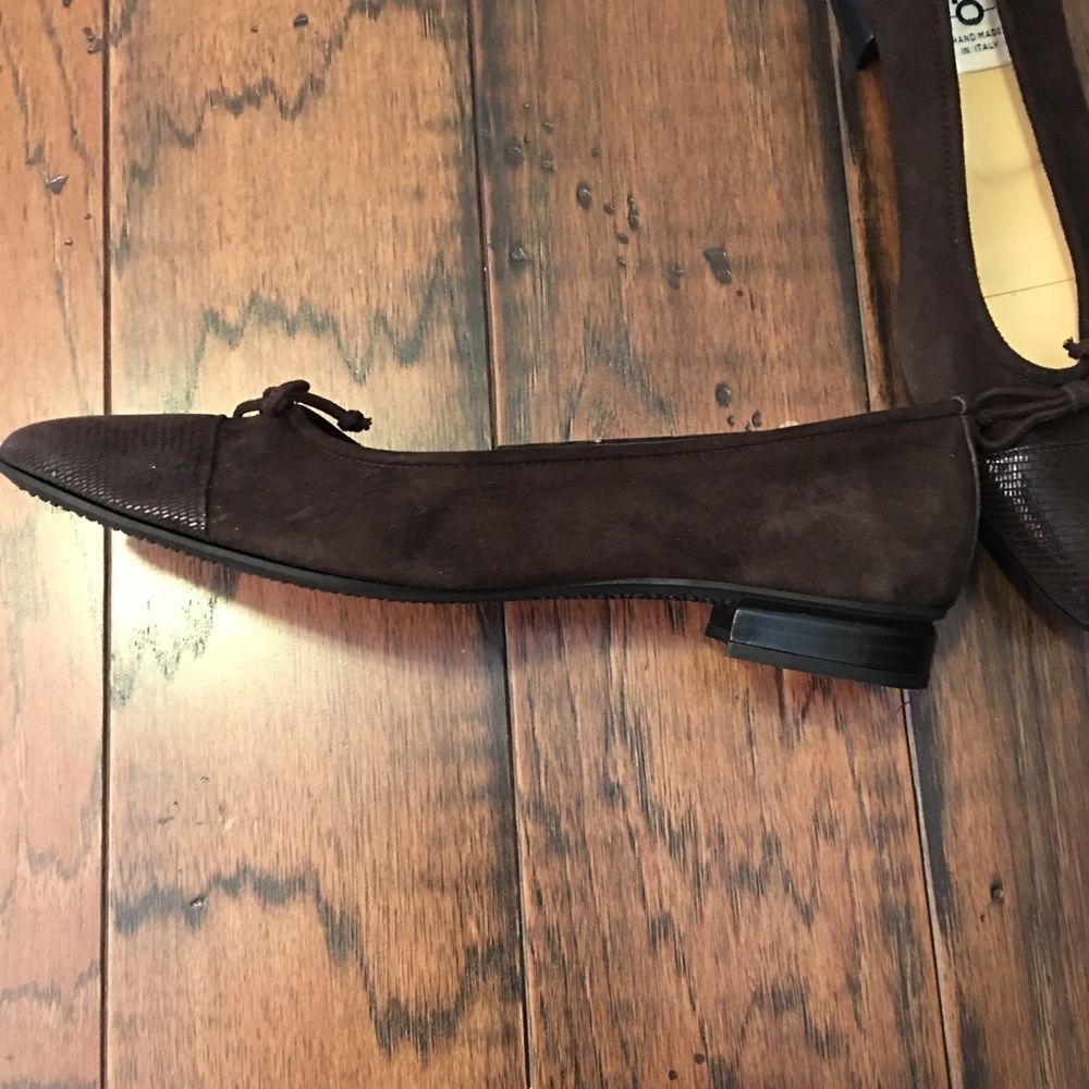 Galo(Made in Italy) Bow Flats Sz 39 - Picture 3 of 5